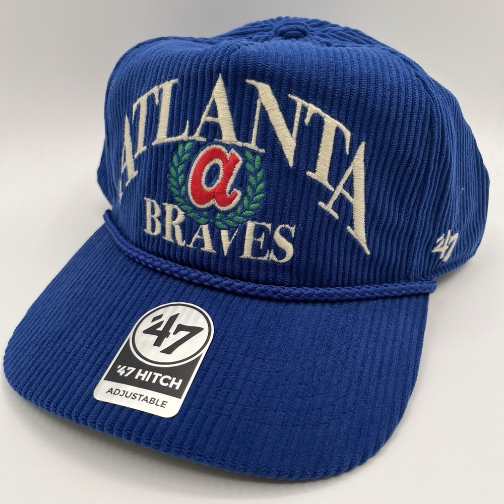 Atlanta‎ Braves 47 Brand Hat Cap Hitch Snap Back Retro Corduroy Baseball MLB NEW